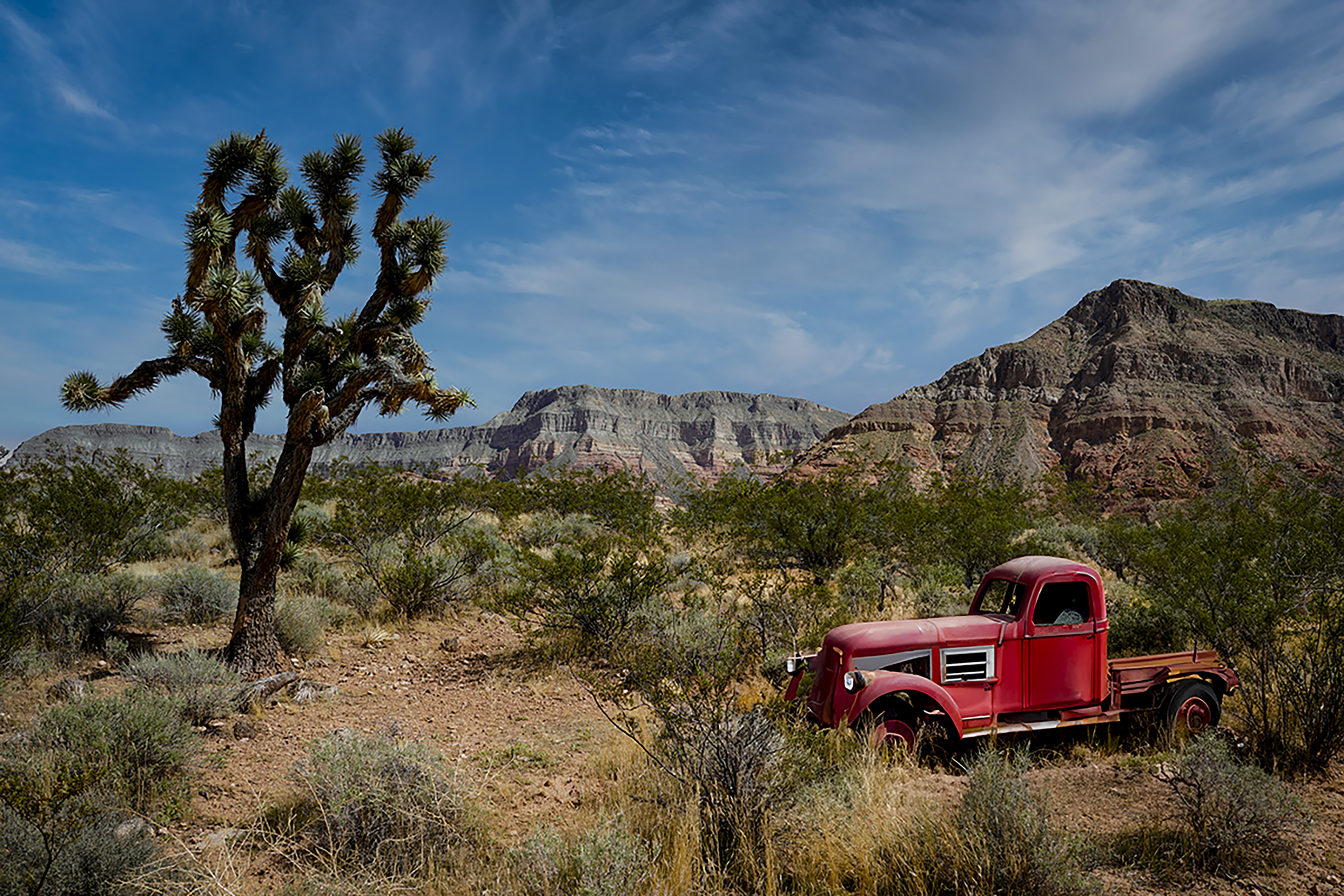 3rd PrizeAssigned Pictorial In Class 1 By Mark Houlday For Red Truck In The Dessert DEC-2024.jpg